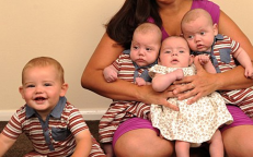 Mother Has 4 Babies In 9 Months After Triplets Were Conceived Just Weeks After The Birth Of Her First Child