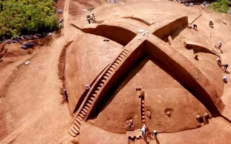 A Mysterious X-Shaped Ancient Tomb has been Excavated in China