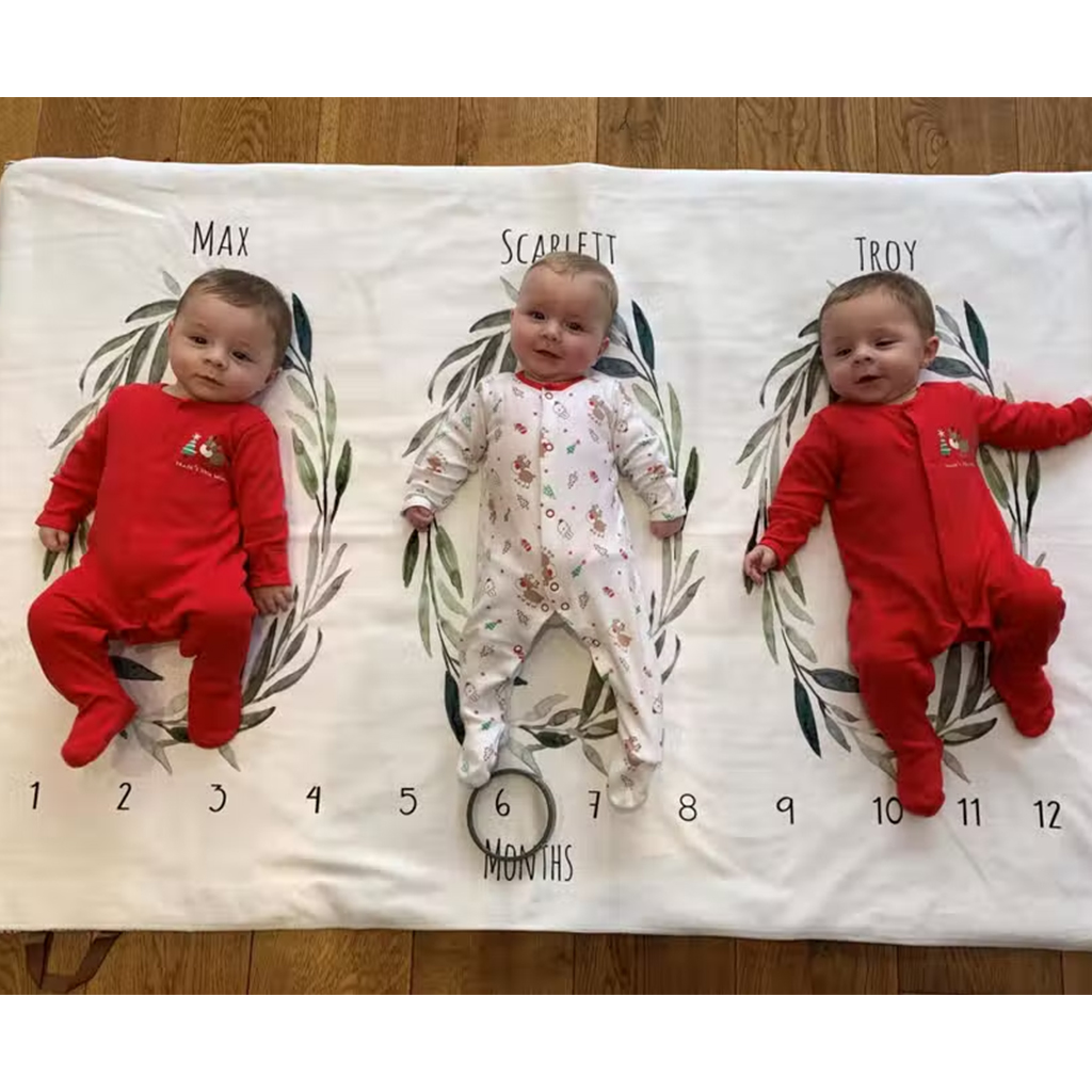 IVF Triplets Born More Than 6 Weeks Early Celebrate Their First Christmas At Home